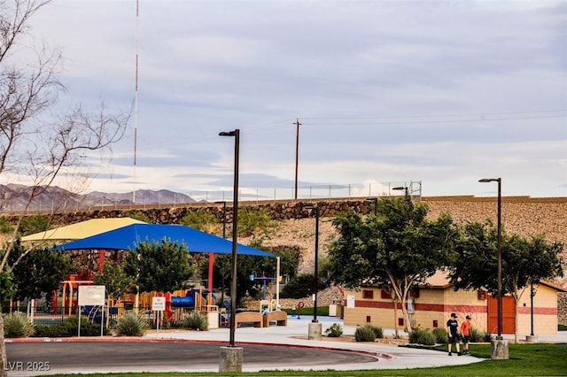 132 Soaring Sky Ave, Henderson, NV 89011 - water view featuring a mountain backdrop