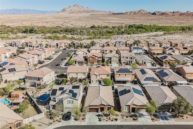 132 Soaring Sky Ave, Henderson, NV 89011 - aerial view of residential area featuring mountains
