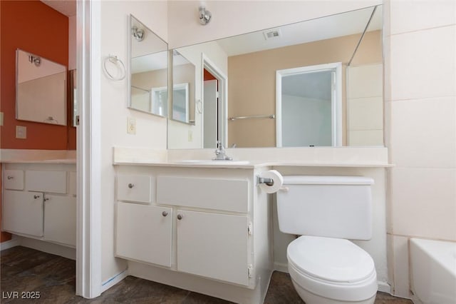 5523 Orchard Ln Unit 0, Las Vegas, NV 89110 - bathroom with vanity, toilet, and baseboards