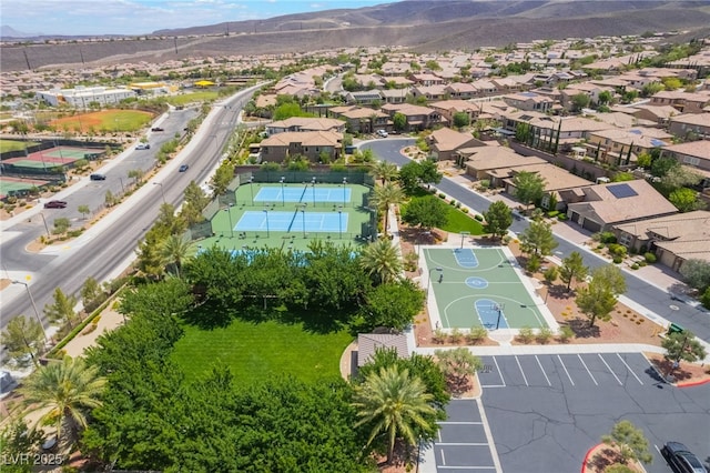 2896 Grande Arch St, Henderson, NV 89044 - aerial view of residential area featuring mountains