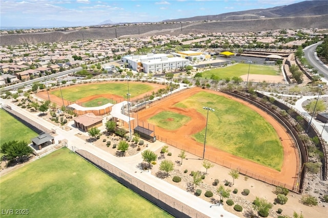 2896 Grande Arch St, Henderson, NV 89044 - aerial perspective of suburban area featuring mountains