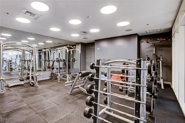 4525 Dean Martin Dr Unit 2109, Las Vegas, NV 89103 - exercise room with baseboards