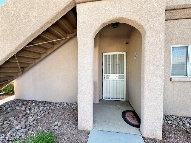 5750 E Hacienda Ave Unit 107, Las Vegas, NV 89122 - property entrance featuring stucco siding