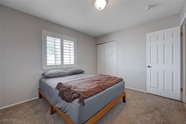839 Benita Pl, Boulder City, NV 89005 - carpeted bedroom with a closet and baseboards