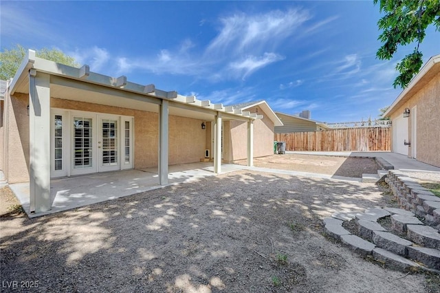 839 Benita Pl, Boulder City, NV 89005 - back of house featuring a patio area, stucco siding, and french doors