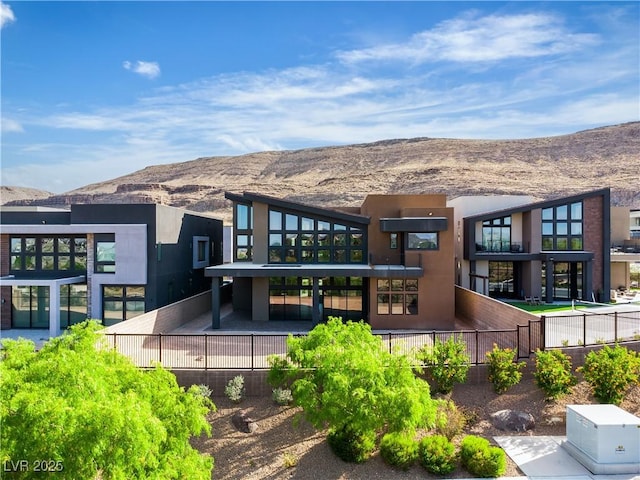 5364 Succulent Rose Dr, Las Vegas, NV 89135 - back of house featuring a mountain view
