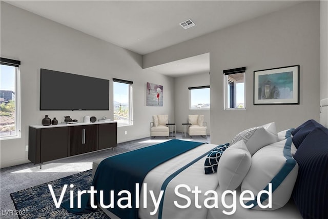 5364 Succulent Rose Dr, Las Vegas, NV 89135 - carpeted bedroom with baseboards