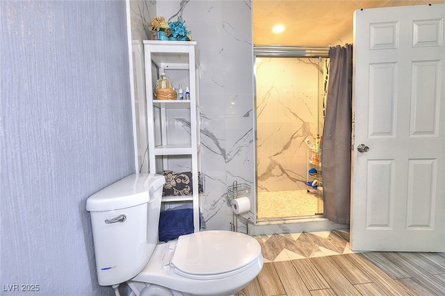 1112 Sandy Cove St, Las Vegas, NV 89110 - bathroom with a shower stall and toilet