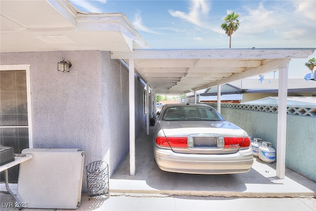 1112 Sandy Cove St, Las Vegas, NV 89110 - view of parking / parking lot with a carport