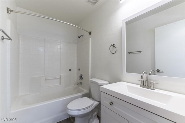 10162 Lemon Thyme St, Las Vegas, NV 89183 - full bathroom featuring toilet, vanity, and tub / shower combination