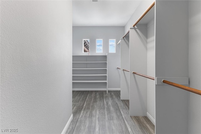 2231 Desert Prairie St, Las Vegas, NV 89135 - walk in closet featuring wood finished floors