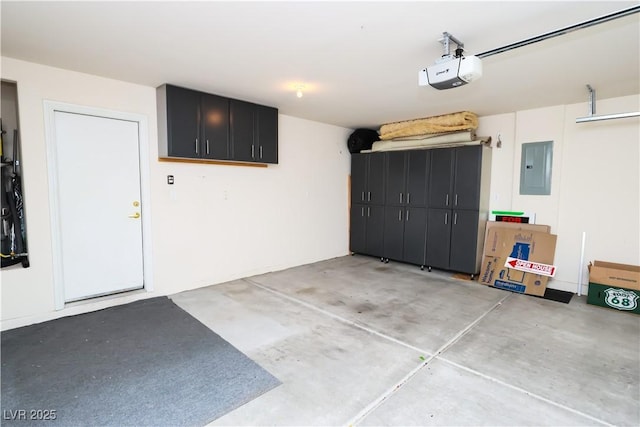 2787 Sunken Ship St, Laughlin, NV 89029 - garage with electric panel and a garage door opener