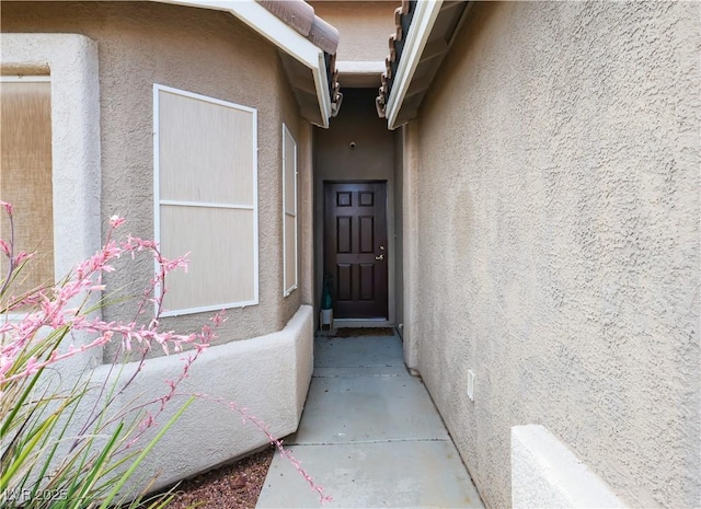 2787 Sunken Ship St, Laughlin, NV 89029 - entrance to property with stucco siding