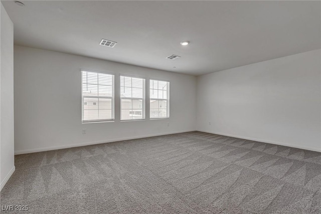 4448 Mahogany Hills Ave, Las Vegas, NV 89141 - spare room featuring carpet floors, baseboards, and recessed lighting