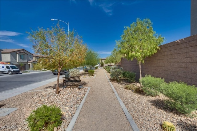 4448 Mahogany Hills Ave, Las Vegas, NV 89141 - view of yard with a residential view