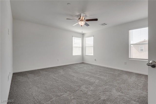 4448 Mahogany Hills Ave, Las Vegas, NV 89141 - carpeted spare room with a ceiling fan and baseboards