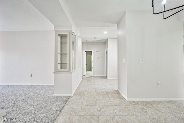 5316 Fieldstone Rd, Las Vegas, NV 89107 - corridor featuring baseboards, recessed lighting, and a chandelier