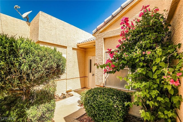 5316 Fieldstone Rd, Las Vegas, NV 89107 - property entrance featuring stucco siding