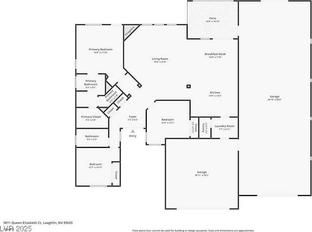 3811 Queen Elizabeth Ct, Laughlin, NV 89029 - room layout