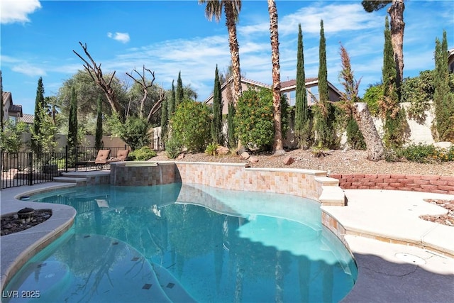 1717 Double Arch Ct, Las Vegas, NV 89128 - view of pool featuring a fenced backyard