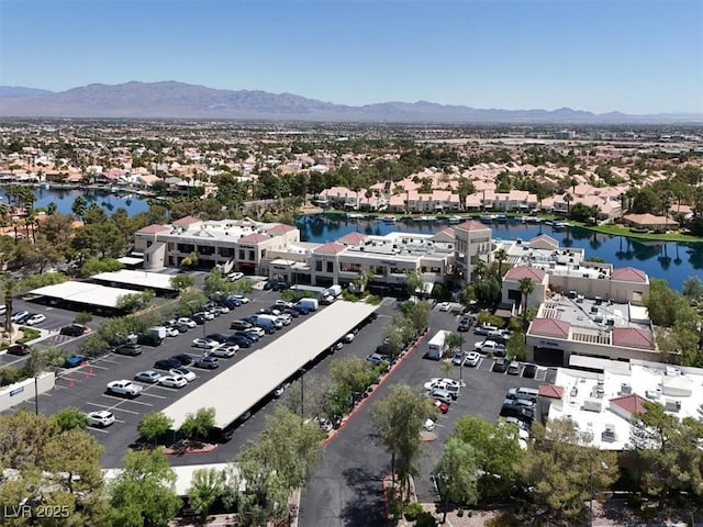 3053 Anchor Chain Dr, Las Vegas, NV 89128 - aerial view of a water and mountain view