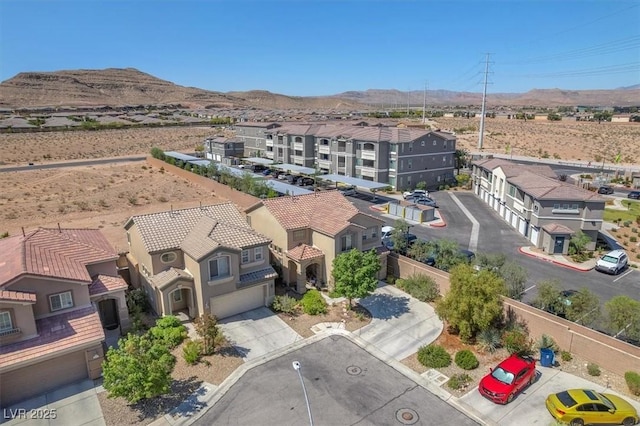 6247 Sugartree Ave, Las Vegas, NV 89141 - aerial view of residential area with a mountain backdrop