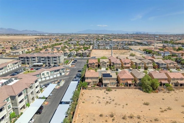 6247 Sugartree Ave, Las Vegas, NV 89141 - aerial perspective of suburban area featuring a mountainous background