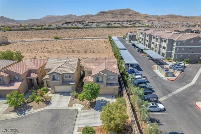 6247 Sugartree Ave, Las Vegas, NV 89141 - aerial view of residential area featuring mountains
