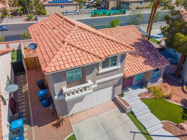 2080 Silver Breeze Ave, Las Vegas, NV 89183 - view from above of property