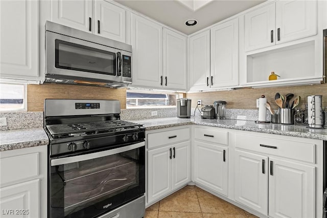 2080 Silver Breeze Ave, Las Vegas, NV 89183 - kitchen featuring stainless steel appliances and white cabinetry
