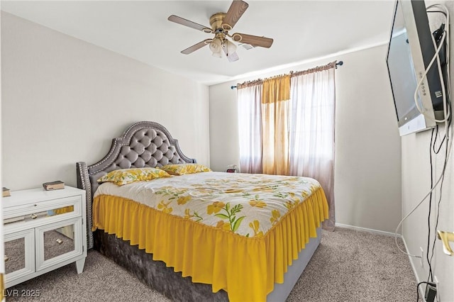 2080 Silver Breeze Ave, Las Vegas, NV 89183 - bedroom featuring carpet floors, a ceiling fan, and baseboards