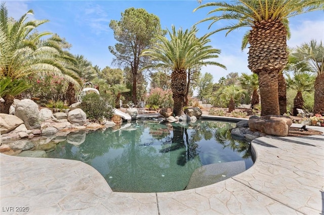 2222 Lucerne Ct, Henderson, NV 89014 - outdoor pool featuring a water slide