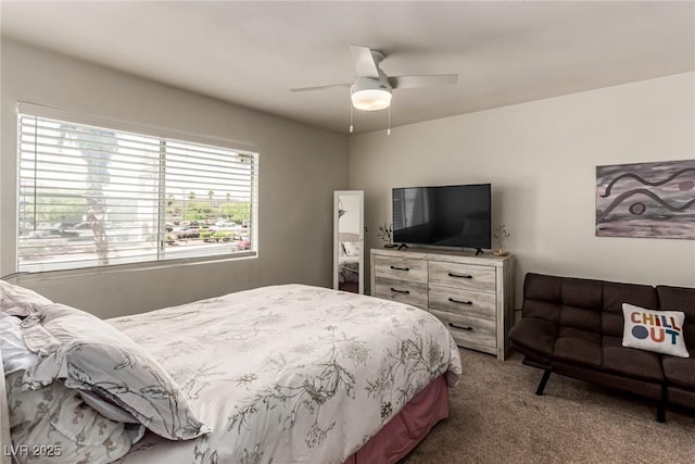 8600 W Charleston Blvd Unit 2187, Las Vegas, NV 89117 - carpeted bedroom featuring a ceiling fan