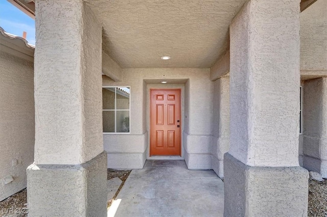 1225 Stonesthrow Cir, North Las Vegas, NV 89031 - entrance to property with stucco siding