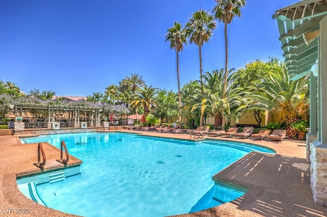 8737 Red Brook Dr Unit 204, Las Vegas, NV 89128 - community pool featuring a patio