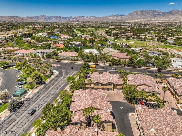 8737 Red Brook Dr Unit 204, Las Vegas, NV 89128 - aerial overview of property's location with nearby suburban area and mountains