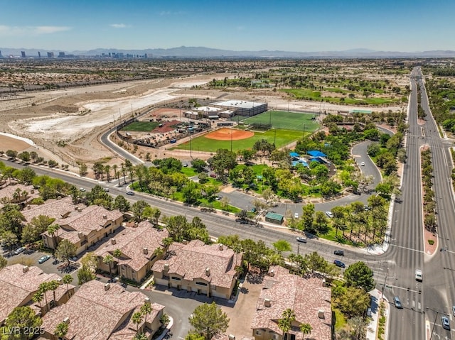 8737 Red Brook Dr Unit 204, Las Vegas, NV 89128 - drone / aerial view of mountains and a highway