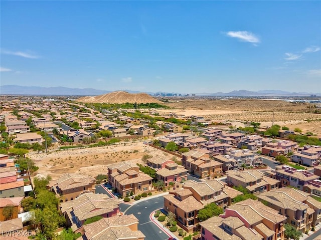 9975 Sand Key St, Las Vegas, NV 89178 - aerial perspective of suburban area with mountains