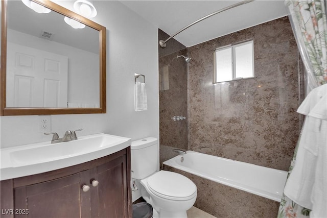 1628 Patricia St, North Las Vegas, NV 89030 - full bath with shower / tub combo, toilet, and vanity
