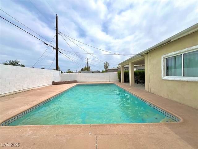 1628 Patricia St, North Las Vegas, NV 89030 - view of pool featuring a fenced backyard and a patio area