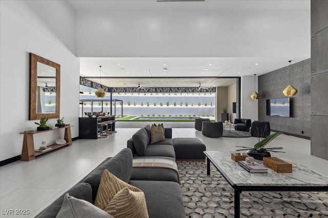 38 Skybird Ct, Las Vegas, NV 89135 - community lobby featuring a high ceiling and recessed lighting