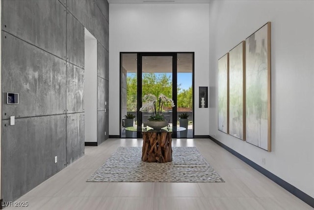 38 Skybird Ct, Las Vegas, NV 89135 - interior space featuring a high ceiling and baseboards