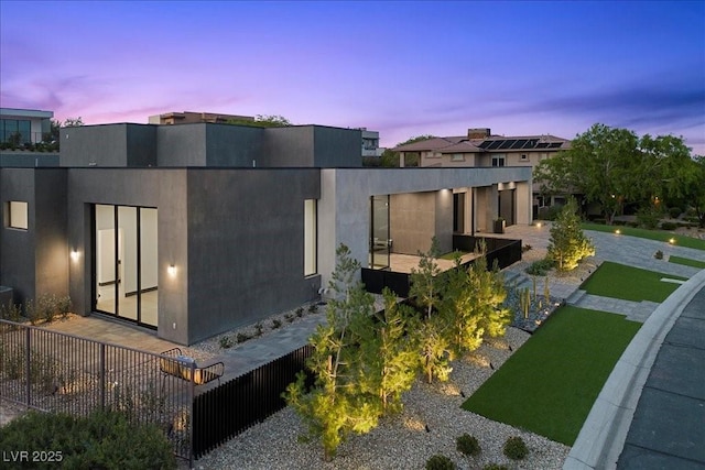 38 Skybird Ct, Las Vegas, NV 89135 - view of property exterior at dusk