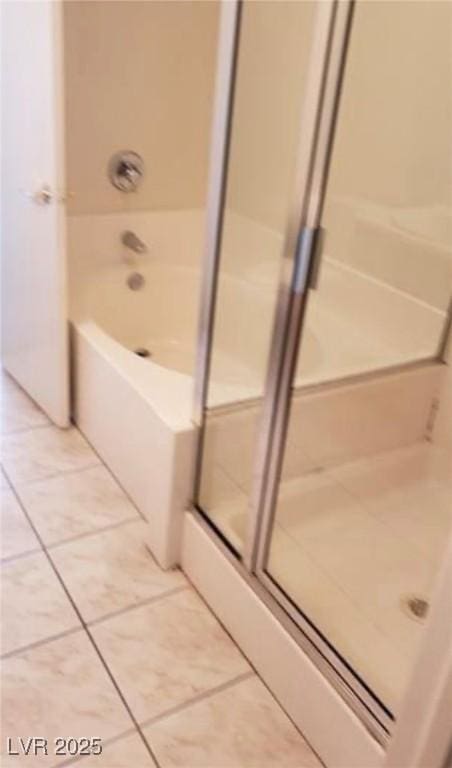 3644 Starlight Evening St, Las Vegas, NV 89129 - full bathroom featuring a stall shower and tile patterned flooring