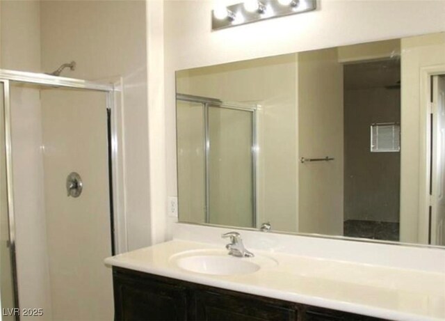 9402 Crimson Sky St, Las Vegas, NV 89178 - full bathroom featuring a stall shower and vanity