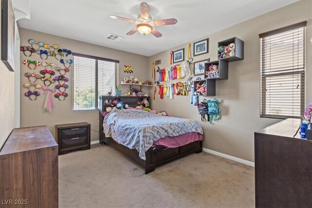 8925 Kenzie Cove St, Las Vegas, NV 89131 - carpeted bedroom featuring baseboards and a ceiling fan