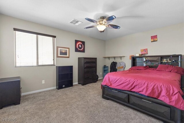 8925 Kenzie Cove St, Las Vegas, NV 89131 - carpeted bedroom with baseboards and ceiling fan