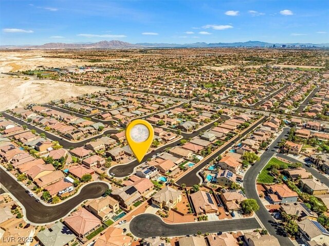 8925 Kenzie Cove St, Las Vegas, NV 89131 - view of property location with a mountainous background and nearby suburban area