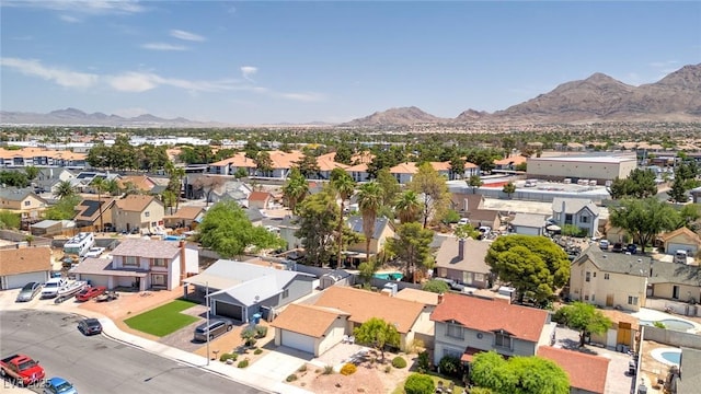 4916 Carmichael Ave, Las Vegas, NV 89110 - aerial perspective of suburban area with mountains