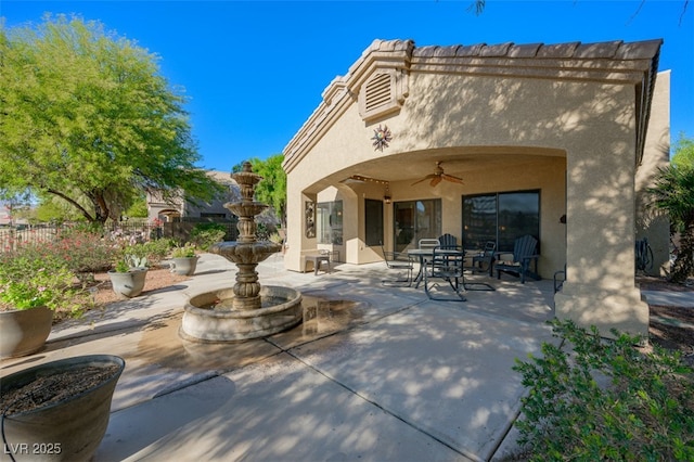 1441 Palm Dr, Laughlin, NV 89029 - view of patio featuring ceiling fan